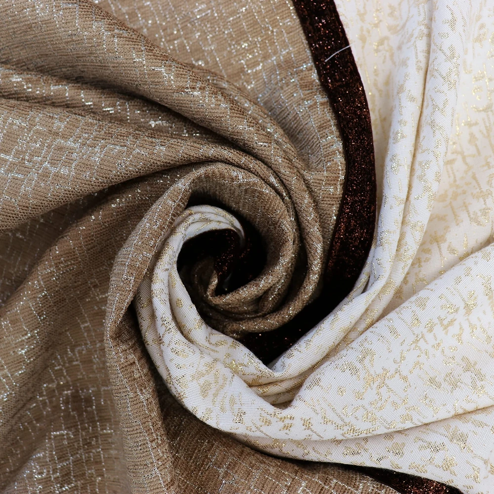 Description Picture 6 of itemLuxury Modern Chenille Curtains Stitching Bird Nest Bedroom Living Room Coffee French Window Treatment Cortinas WP221C