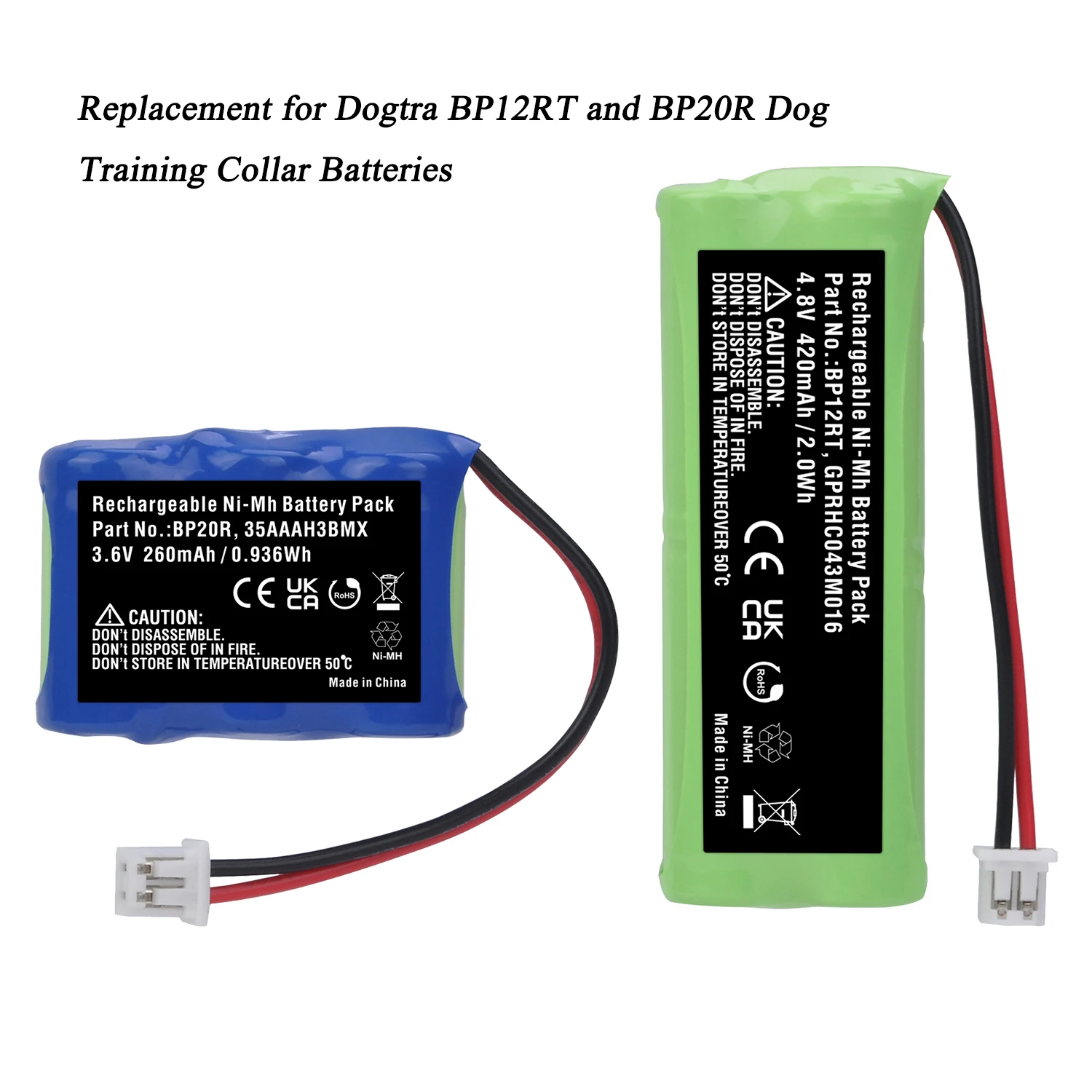 BP12RT BP20R Battery for Dogtra Dog Training Collar
