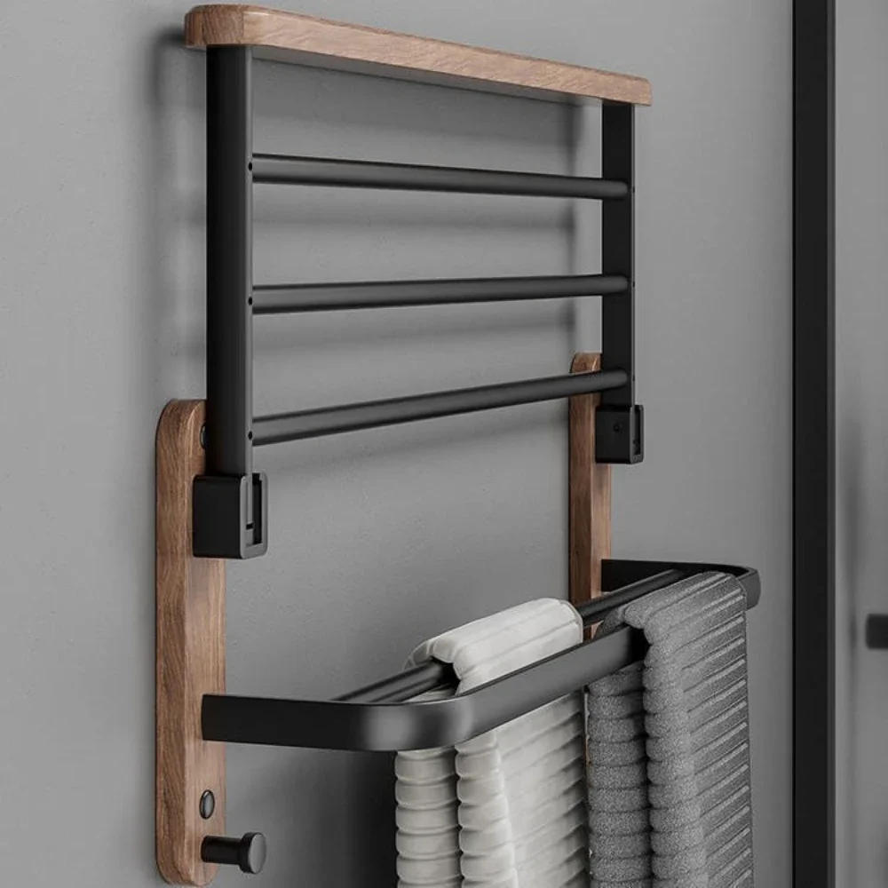 Bathroom Towel Rack Bathroom Towel Shelf Perforated Wall Mounted shelves Bathroom Accessories bathroom hardware set bathroom hardware accessories