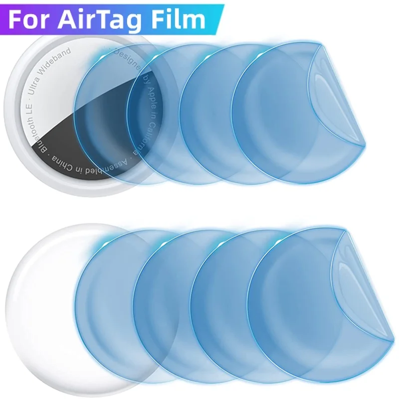 5Set Pellicola Protettiva Per Apple Airtag Locator Tracker Tpu Front Back Soft Hydrogel Film Adesivi Per Schermo Per Airtags Air Tag
