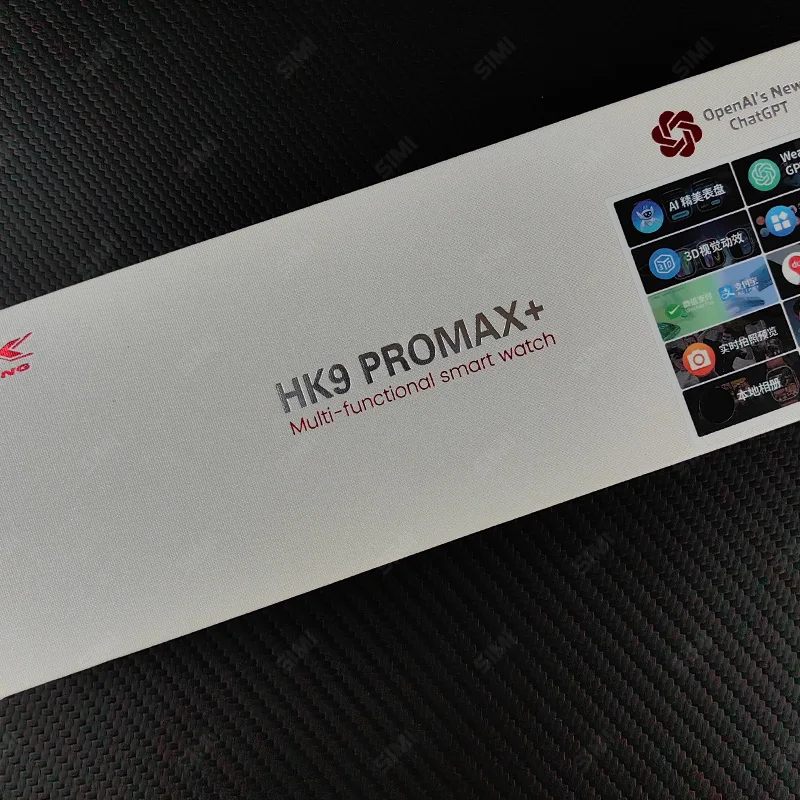 HK9 Pro Max + Gen4 AMOLED Ʈ ġ  NFC ħ ChatGPT  ٹ Ʈġ ø 9 ɹڼ  ġ 2024