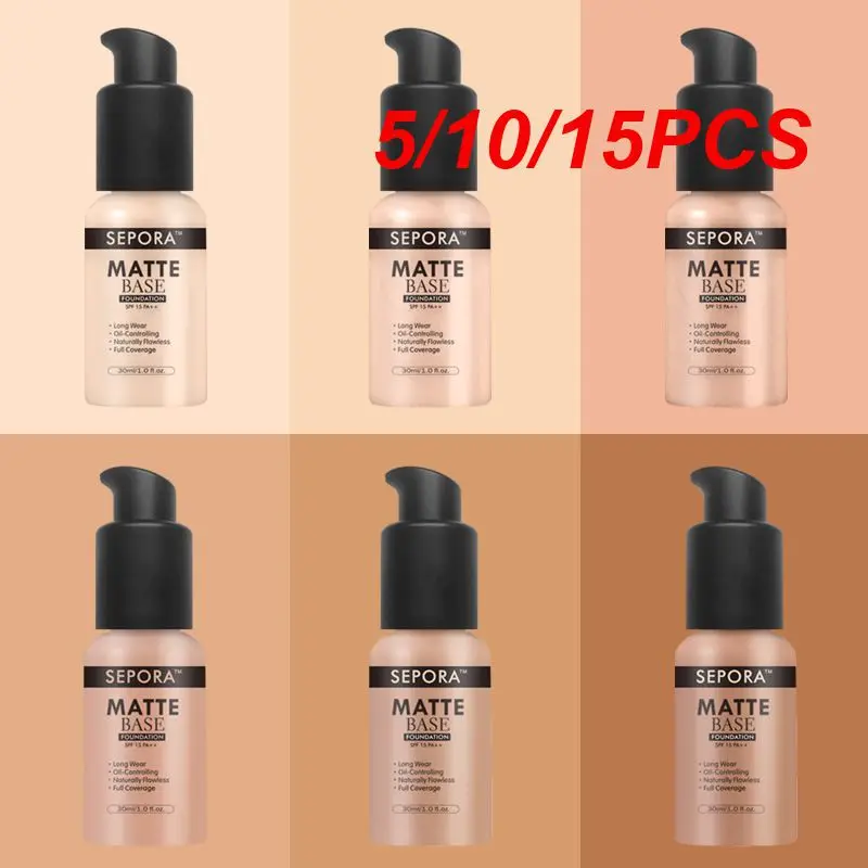 

5/10/15PCS Long-lasting Corrector Cream Conceals Imperfections Natural-looking Matte Finish Foundation Makeup Foundation Cream