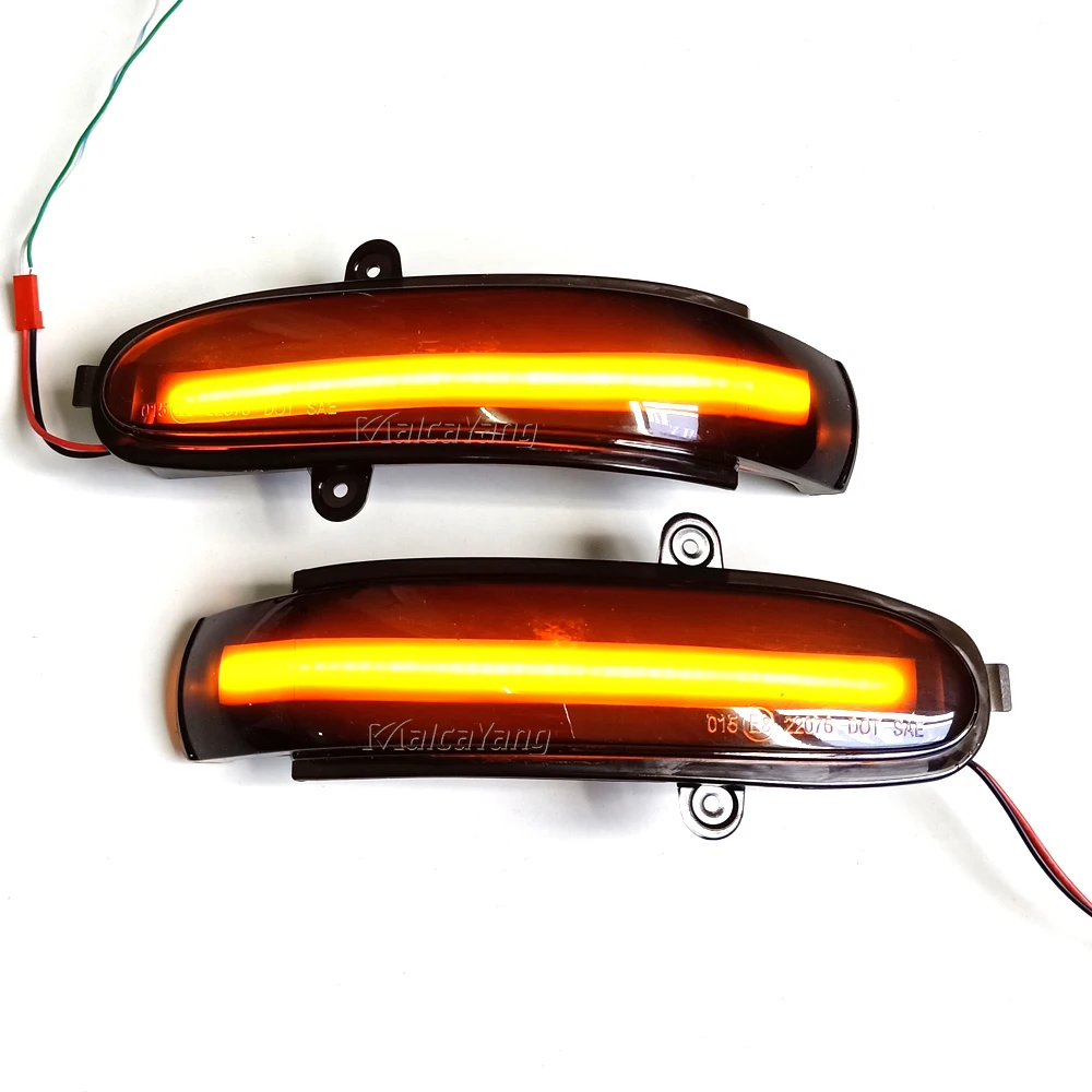 ޸  C Ŭ W203 S203 CL203 2001-2007 LED  õ ̵ ̷ Ʈ, ̴  ̳ Ŀ, 2 