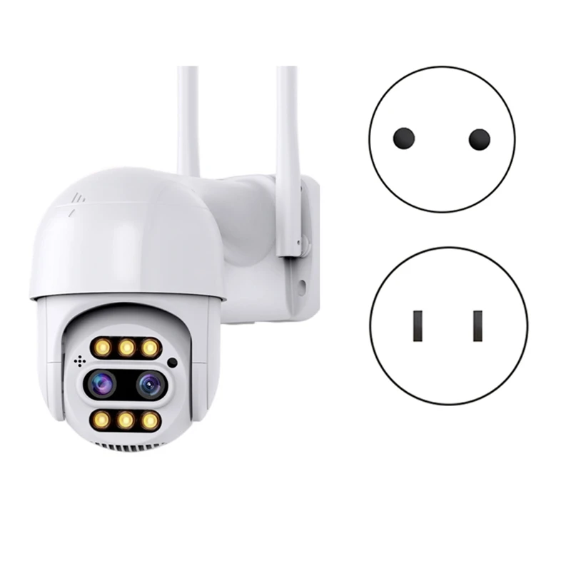 

8MP 4K Dual Lens PTZ IP Camera Wireless Wifi Human Detection 8MP Audio Security Video Surveillance Camera
