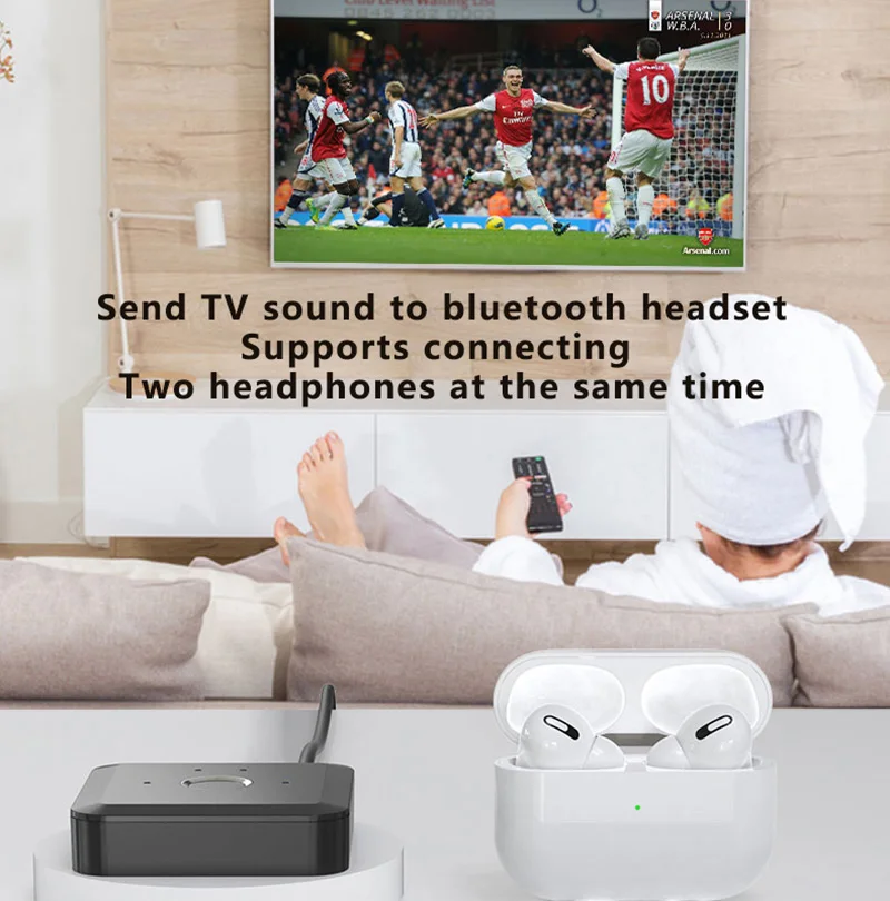 Disour Qcc3040 em Bluetooth 5.2 Transmissor Receptor 24bit 96khz Aptx Adaptável ll hd de Baixa Latência Multi-ponto sem Fio Adapte - Image 5