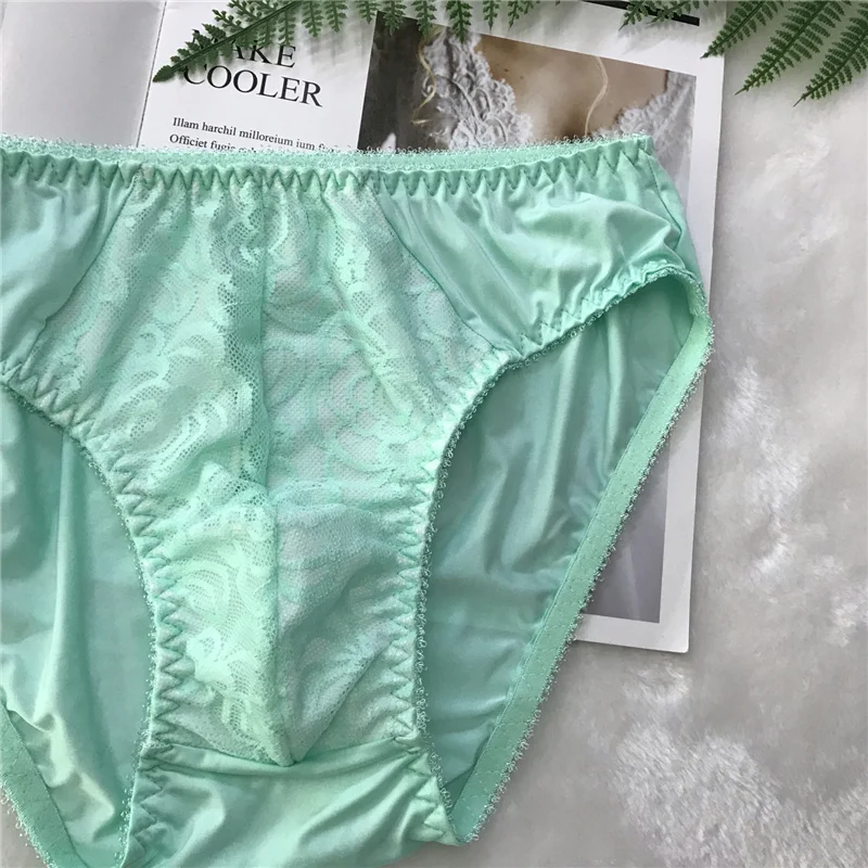 Gay Underwear Milk Silk Men's Briefs Super Soft Comfortable Shorts Sexy Exotic Mid Waist Men Underpants 5