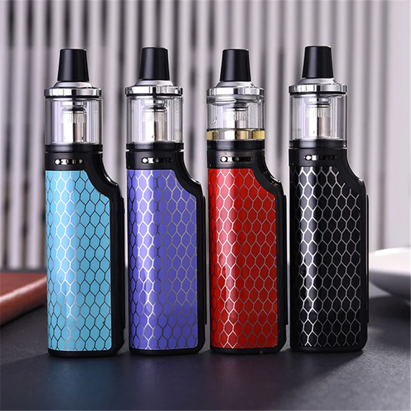 

Electronic Cigarette Vape Box Mod Kit 80W 3.0ml Atomizer Tank 1200Mah Build-In Battery Rechargeable OLED Device Vaper Vapor Ecig