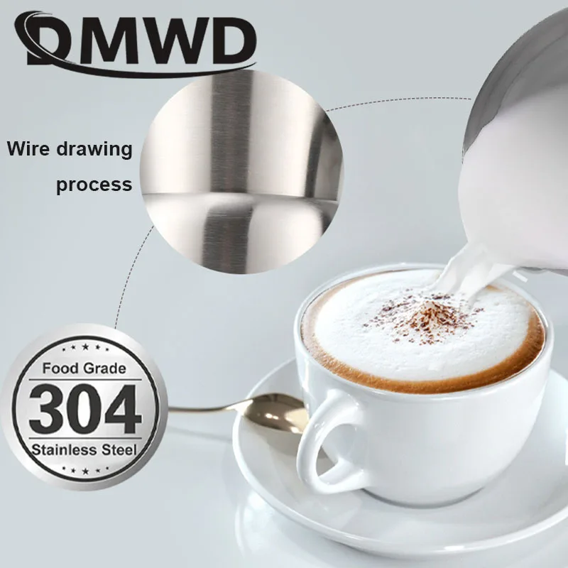 Electric Automatic Hot Cold Milk Frother Foamer Bubble Mixer Latte Warmer Cup Fancy Coffee Cappuccino Heater Chocolates Melter 3