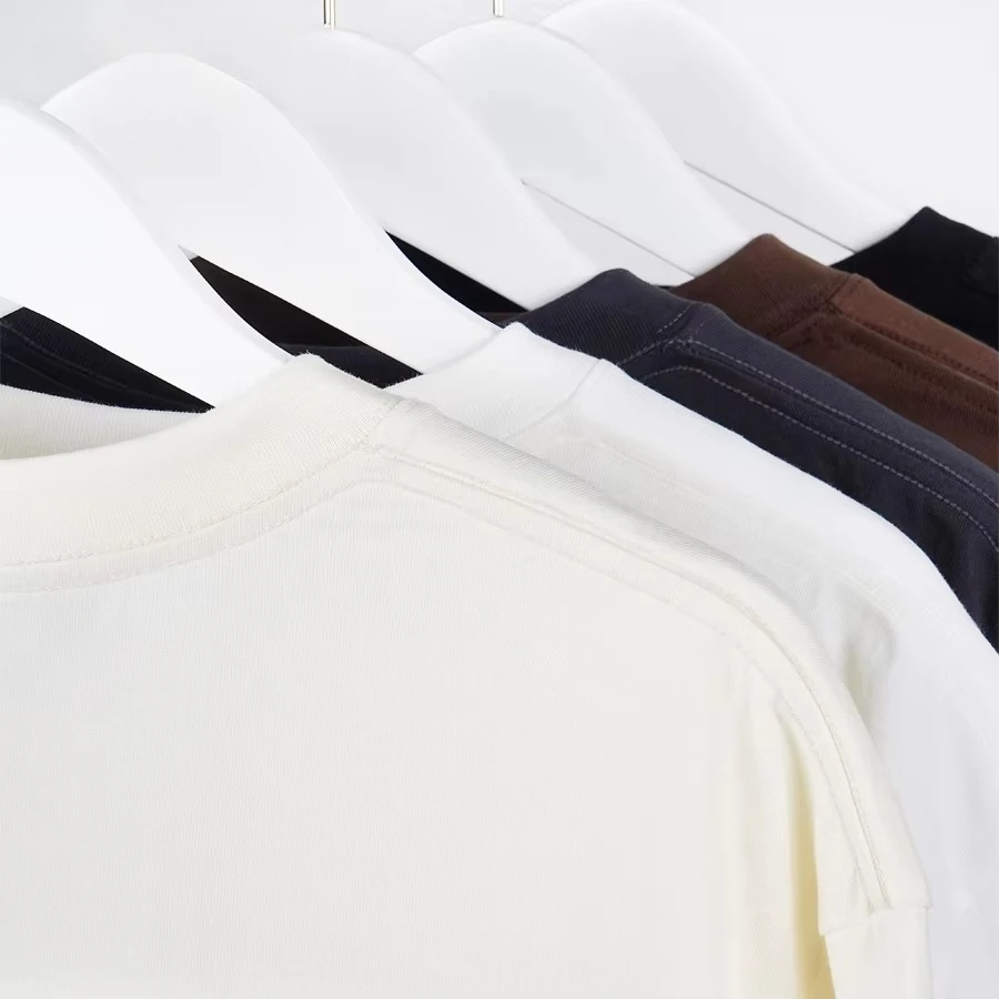 Koreanische Streetwear Damen Oversized Sommer Herren Mehrfarbiges Casual Damen T-Shirt Unisex Basic Einfarbiges Junges Cooles Top