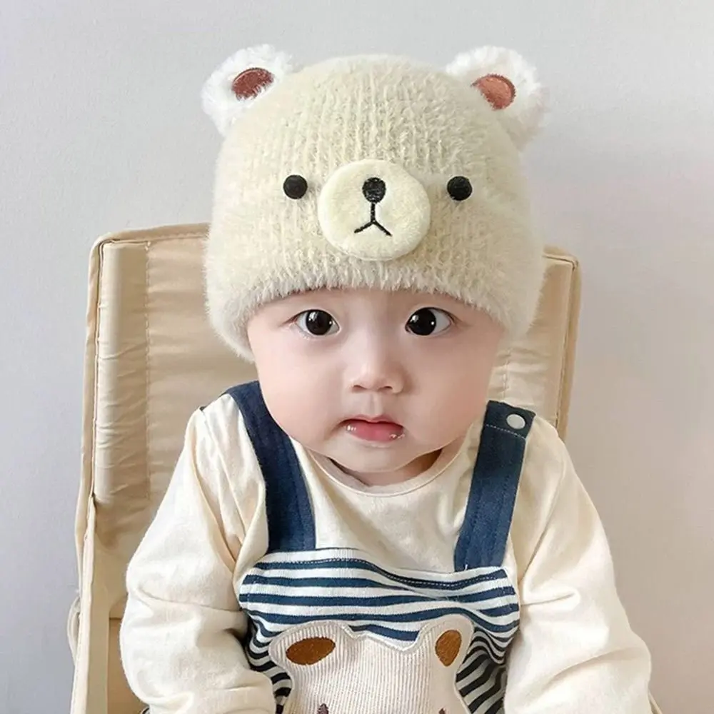 Winter Warm Knitted Hats for Kids Ear Protection