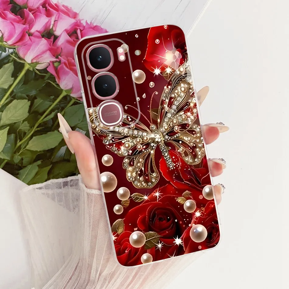 Elegant Flower Butterfly Soft Silicone Phone Case - Premium Back Cover