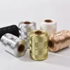 200g/Ball Metallic Yarn Glitter Gold Sliver Cord Thread DIY Sewing Accessories Handmade Knitting Crochet Handbag Purse Yarn 4