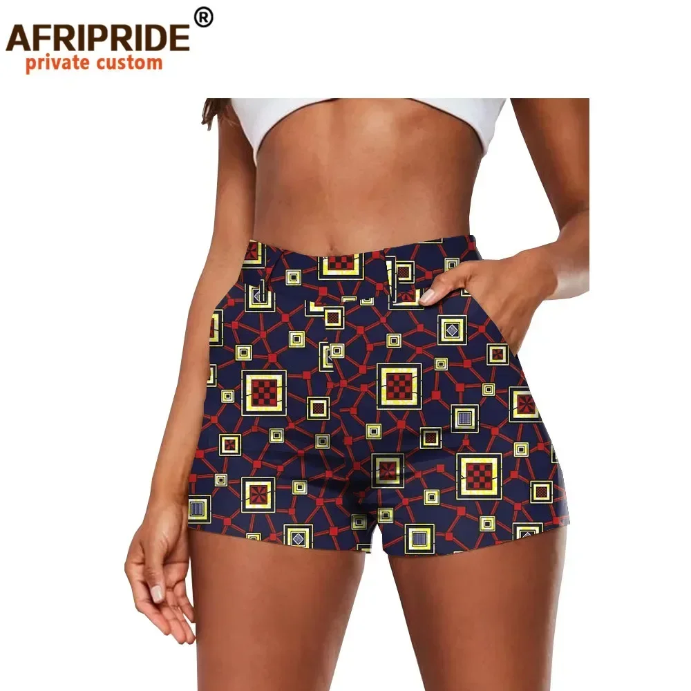 African beach shorts African Print Shorts Summer Fashion Casual Short Cotton Plus Size Slim Fit High Waist Ankara Dashiki