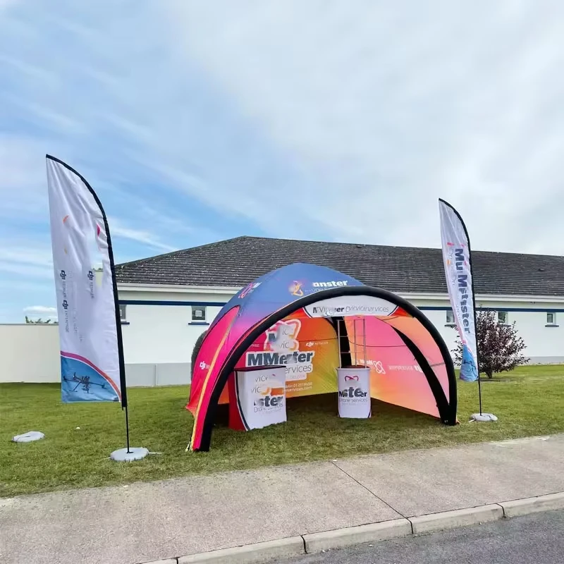 Custom Logo Advertising Exhibition Sport Inflatable Dome Event Tent Air Marquees Inflatable Gazebo Canopy Air Sealed Inflat Tent
