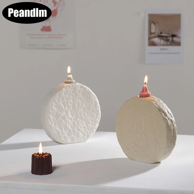 

PEANDIM Ceramic Candlestick Nordic Candle Holder Pillar Holder For Household Home Decoration Creative Hotel Party Art Ornaments