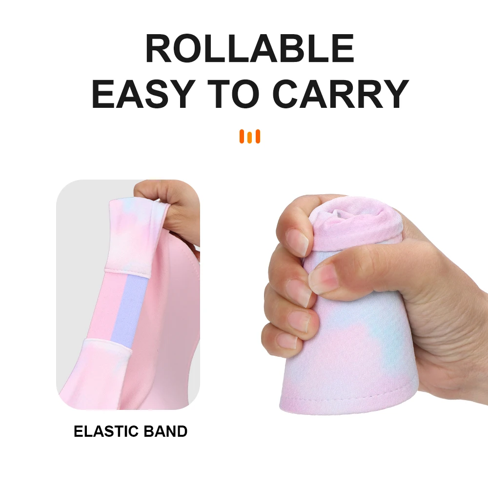 WRELS 1pc New Fashion Light Tie-dye Hat Sports Sunshade Sunscreen Sweat Breathable Quick-drying Baseball Cap