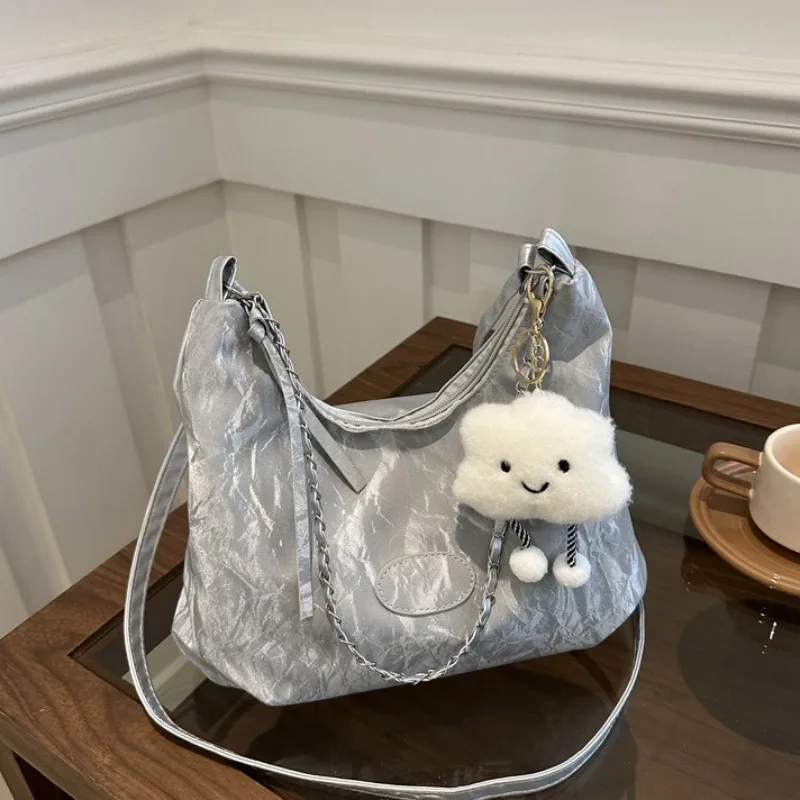 Popolare borsa tote di grande capacità, nuova borsa a tracolla casual semplice del 2025, borse da pendolarismo versatili alla moda - immagine 6