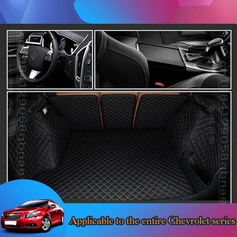 

WZBWZX Custom Full Coverage Car Trunk Mat For Chevrolet All Models Cruze Captiva Sonic Sail Spark Aveo Blazer Epica Auto Parts