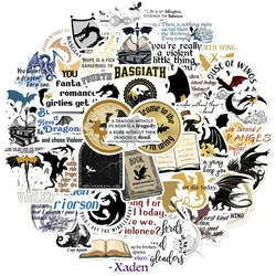 Novel Dragon - Themed Waterproof Graffiti Stickers for Notebooks, Luggage, and Phones (50PCS)