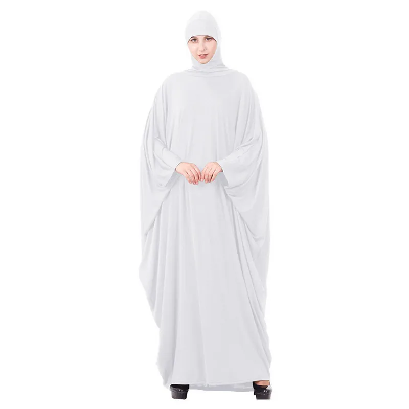 

Overhead Muslim Women Maxi Dress Eid Hooded Abaya Islamic Prayer Garment Traditional Clothing Abayas Arabic Robe Kaftan Dresses