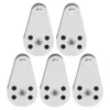 5PCS Stainless Steel M25 Pulley Block Hanging Wire Towing Wheel Lifting Wire Rope Cable Pulley Roller 1