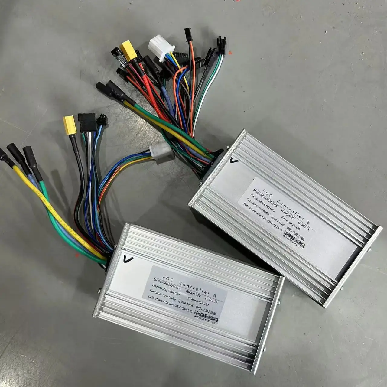 JBZN 60V 72V 50A Sine Wave Electric Scooters Speed FOC Controllers for ...