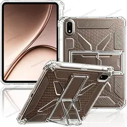 Ultra Clear Soft TPU Protective Case with Adjustable Bracket for OPPO Pad 4 Pro 13.2 (Clear)