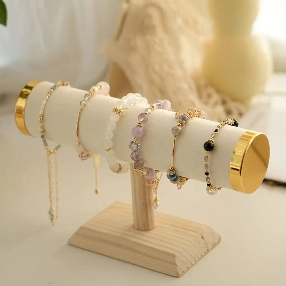 New T-bar Bracelet Display Stand Woman Gold Bangle Organizer Stand Hairband Watch Necklace Convenient Jewelry Chain Rack Holder