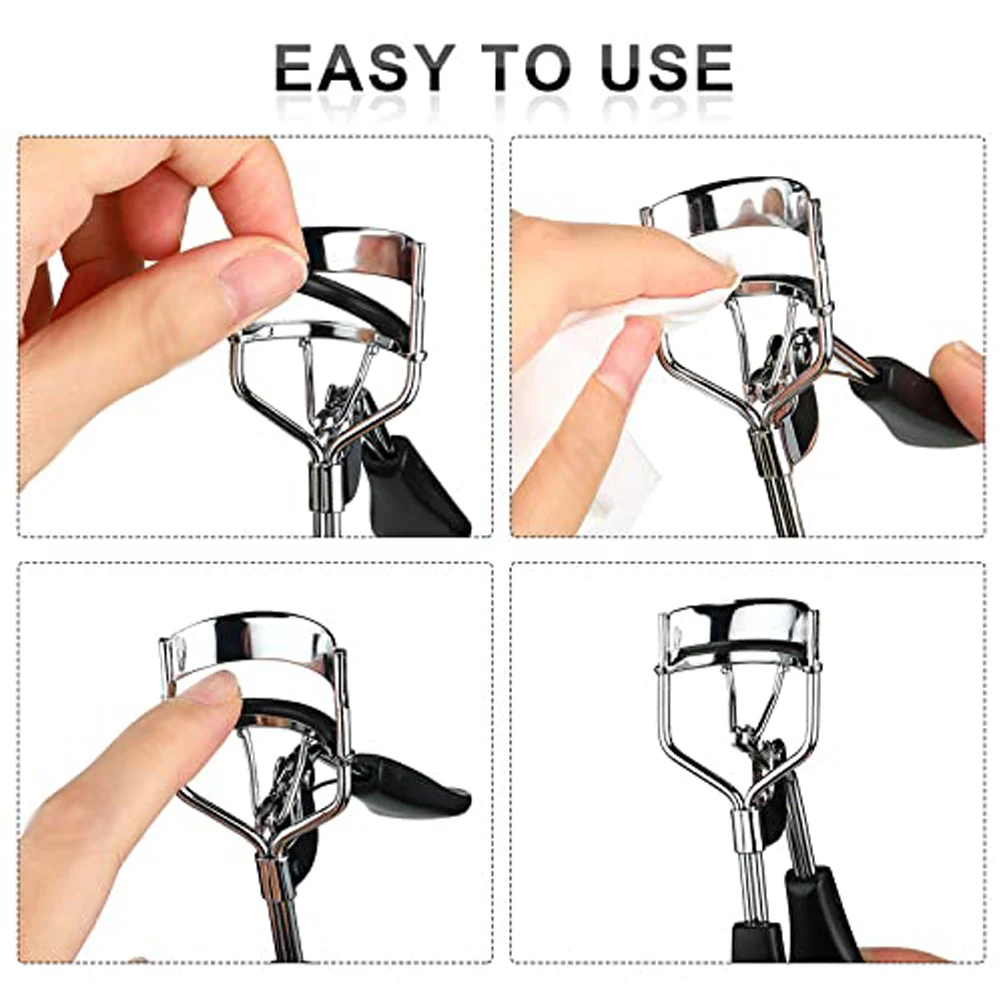 Eyelash Curler 10/20/50/pcs Replacement Eyelash Curler Refill Silicone Pads Makeup Tool Accessories