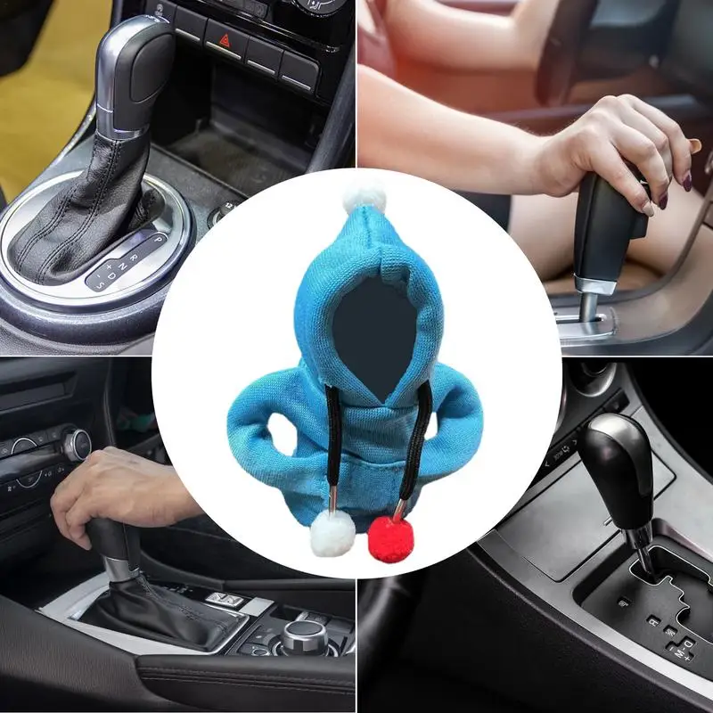 Hoodie Gear Shift Cover Universal Gear Shift Cover Universal Gear Shift Cover Mini Hoodie For Car Shifter Automotive Interior