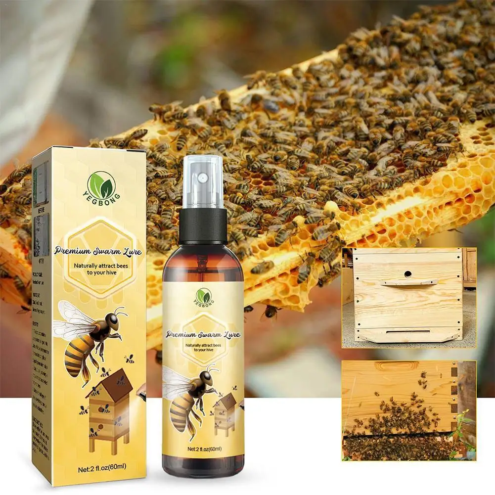 Bee Attractant Spray Bee Luring Spray Lure Bait Honey Trap Honey Bee