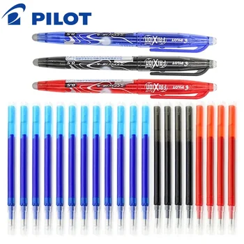 Pilot Frixion Set di penne gel cancellabili 0,5 mm Blu/nero/rosso Ricariche sostituibili Studente di scrittura Materiale scolastico Accessori per ufficio 1