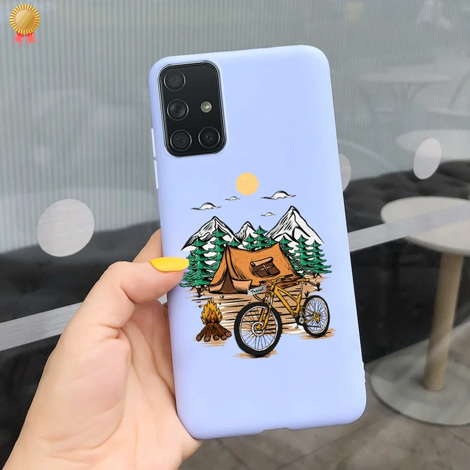 For Samsung M31 M31s M31Prime Case Cute Cartoon Cat Shockproof Silicone Cover For Samsung Galaxy M31 M31s Phone Case Back Cover