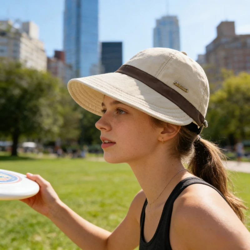 Waffle-patterned Women's Duckbill Cap for Outdoor Sports Sun Protection, Fashionable and Versatile Sun Hat for Spring and Summer
