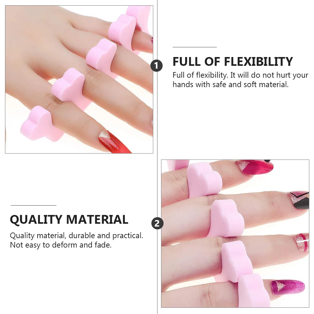 36 Pcs Nail Toe Separator Finger Separators Accessory Manicure Tools Divider Practical Sponge