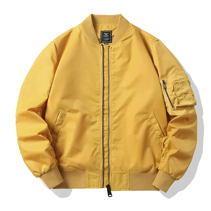 Mens military jackets Mens bomber jacket Military Jacket Men's Slim Bomber Jacket Autumn Winter Men Outerwear Ma-1 Aviator Pilot Air Bomber Jackes and Coat Male