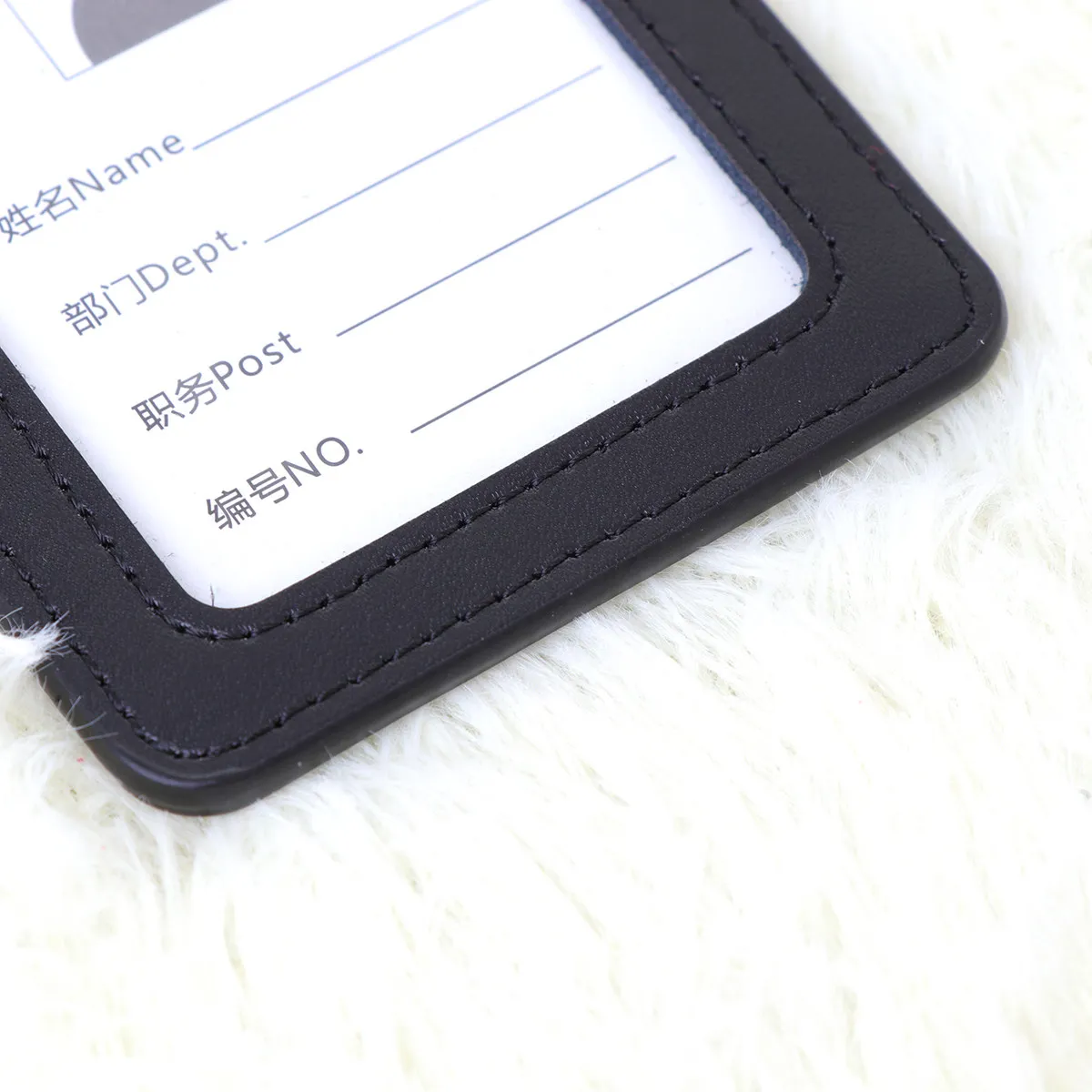 2Pcs 소프트 터치 ID 배지 홀더 방수 안전하게 이름표 ID 카드 여권 여행..