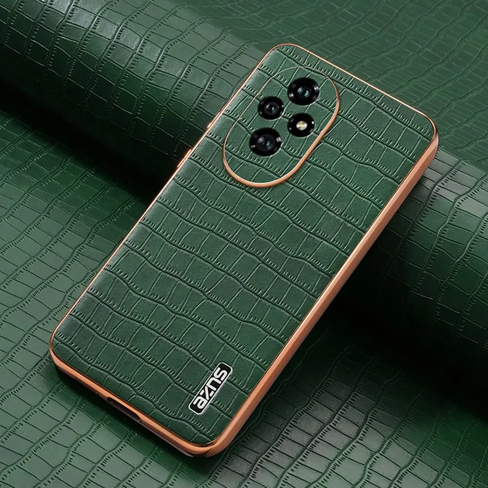 Leather Shockproof Plating Bumper Phone Case