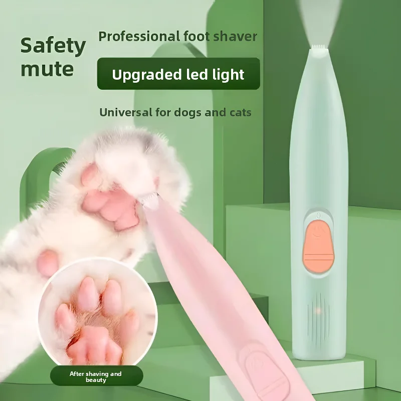 Pet electric clipper pet foot hair trimmer 360 &deg; pet hair trimmer beauty and hairdressing USB charging 500mah