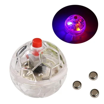Gatto trasparente palla incandescente giocattolo lampeggiante interattivo LED Touch attivato palla incandescente adatto gattino cucciolo esercizio di corsa