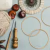 10 Pcs Metal Dream Catcher Hoops 10cm Gold Diameter Craft Round Rings Home Decor Tassel Plant Hangers Gifts Safe 2