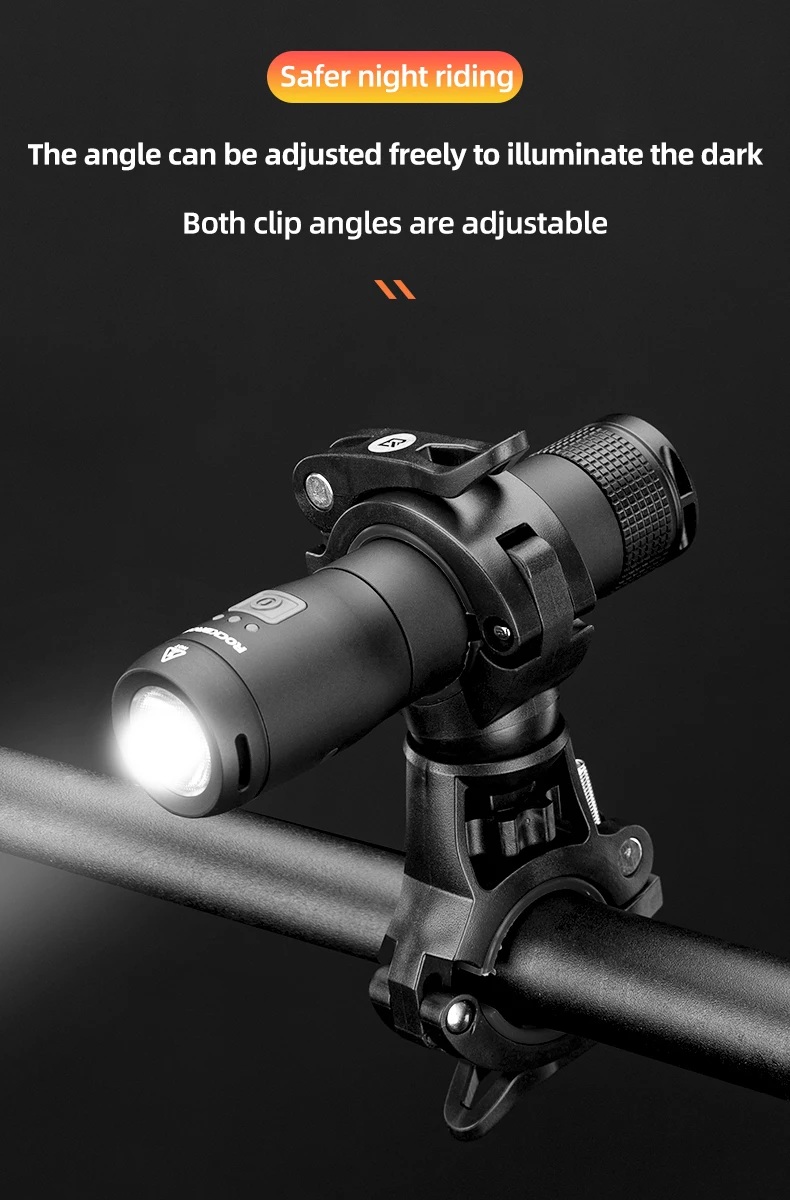 Bicycle Light Bracket Quick Release Stable 360 Degree Rotatable Multifunctional