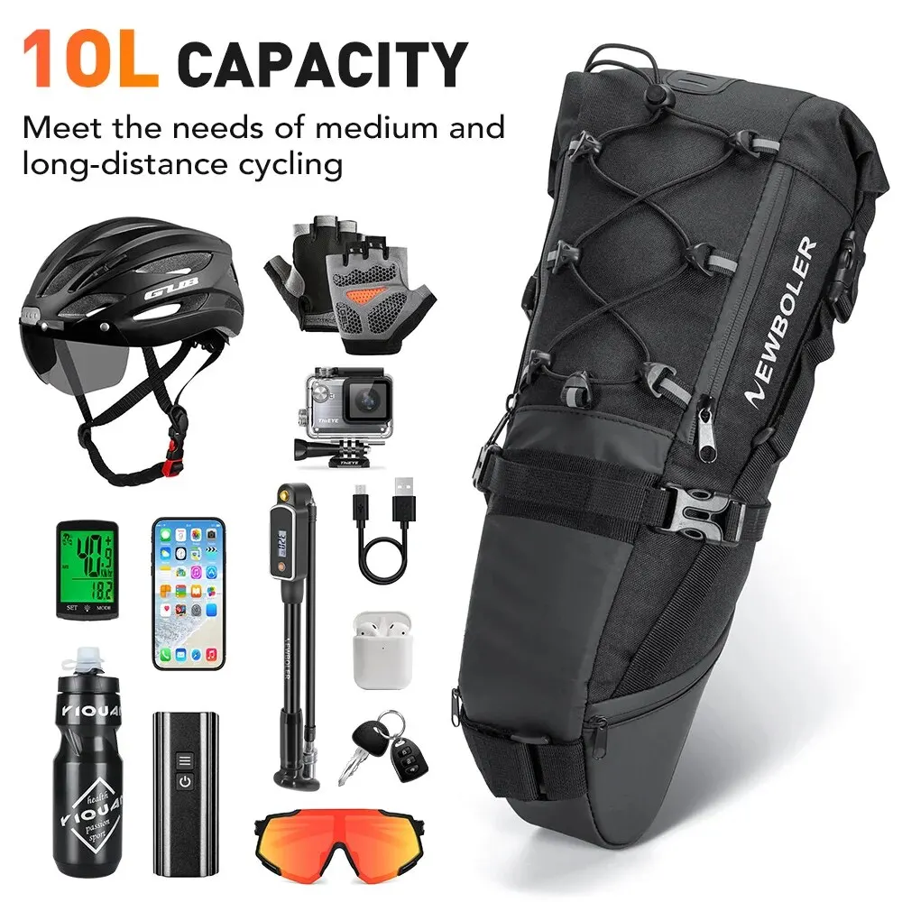 thumbnail image 2 of Bicycle Panniers For Rear Rack,Detachable Bike Rear Saddle Bag Ycle 2 of 12