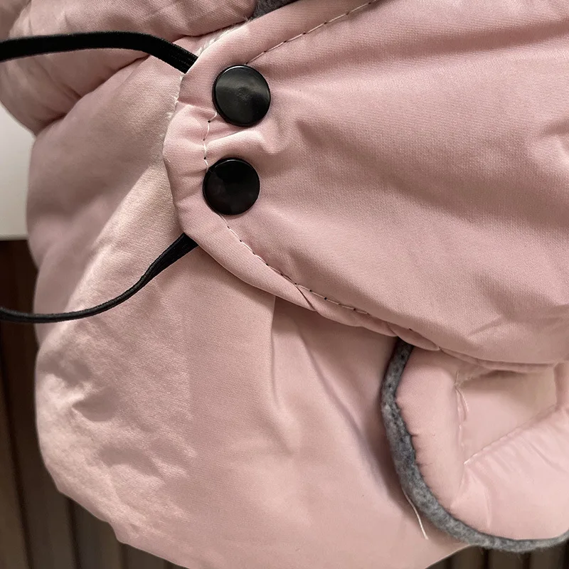 Hooded Cold Ear Protection Autumn Winter Keep Warm Caps Plush Hat Scarf Windproof Hat Man/Woman Fleece Hat with Windproof