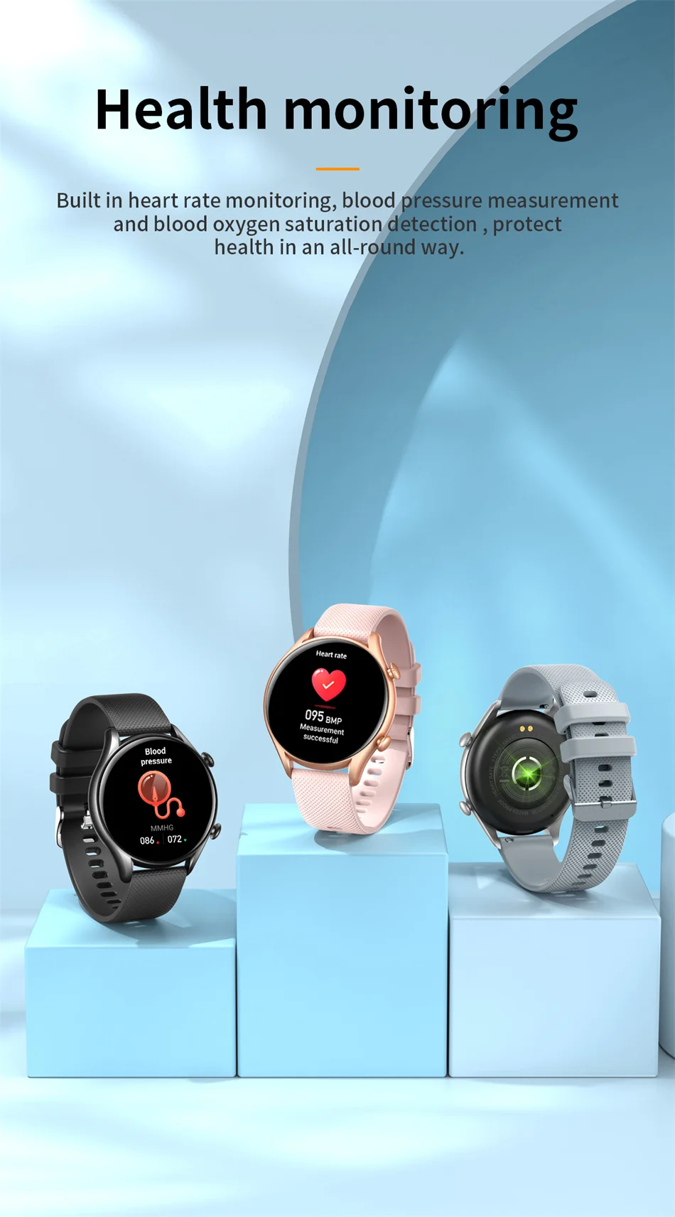 2022 New Bluetooth Call Men Smart Watch Women 360*360 HD Custom Dial Waterproof Sport Fitness Tracker SmartWatch Man Smart Clock