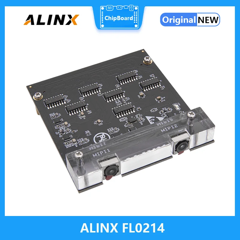 

ALINX FL0214: FMC LPC to Dual Lens MIPI 1.3 Megapixel IMX214 CMOS Camera FMC Daughter board for FPGA Board