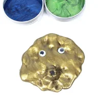 Soft Magnetic Putty Relieve Stress Metal Magic Therapy Slime Gold Color Jumping Clay Educational Toy Gift for Adult Kid Home Fun 2