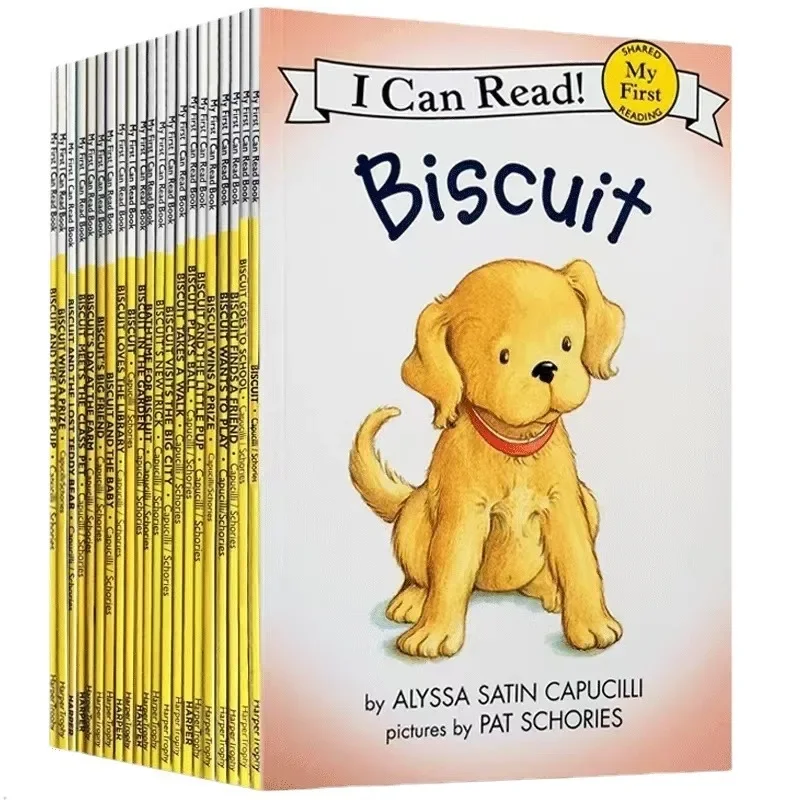 28 Volumi Biscuit Dog Story Book I Can Read My First Children'S Enlightenment English Picture Book Libro Di Lettura Classificato Biscuit