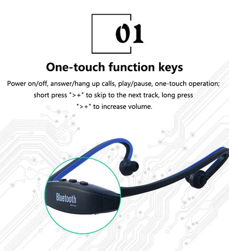 Auriculares bluetooth deportivos inalámbricos sonido estéreo_voghion.com