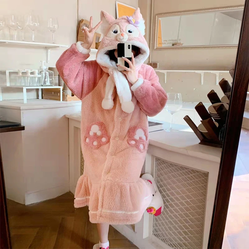 pigiama-invernale-per-donna-kawaii-fox-cosplay-homewear-sleep-wear-lounge-fluffy-warm-comfy-thick-cartoon-christmas-regalo-di-capodanno